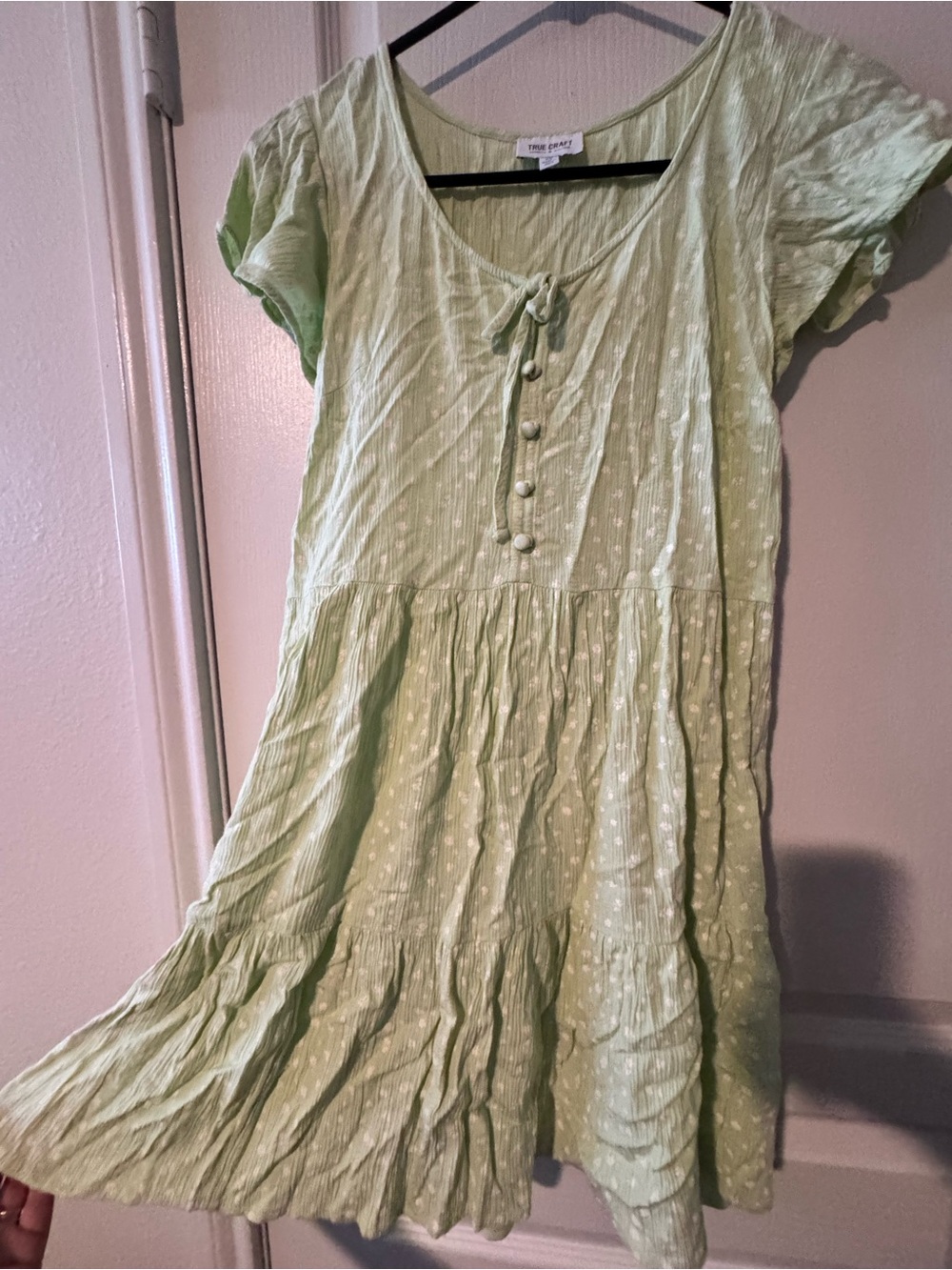 True Craft Mint Green Lightweight Scoop Neck Top